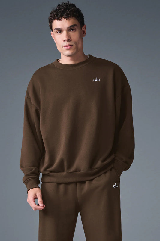 Crewneck Sweater Brown | Sudadera Cuello Redondo Marrón Unisex